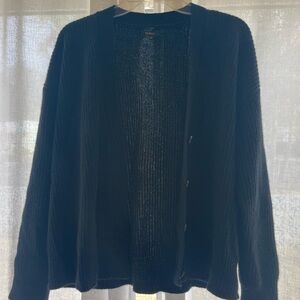 100% cashmere oversized boyfriend cardigan